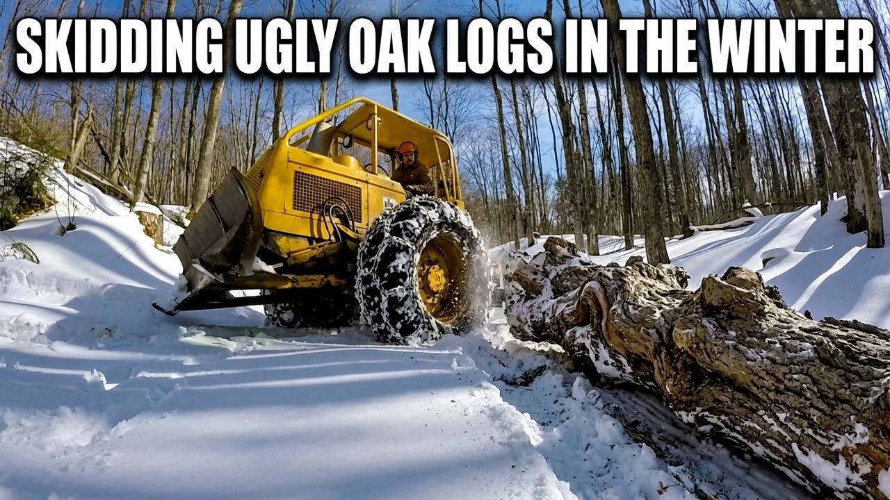 Heavy Machinery Navigates Through SNOWY Terrain With Ease