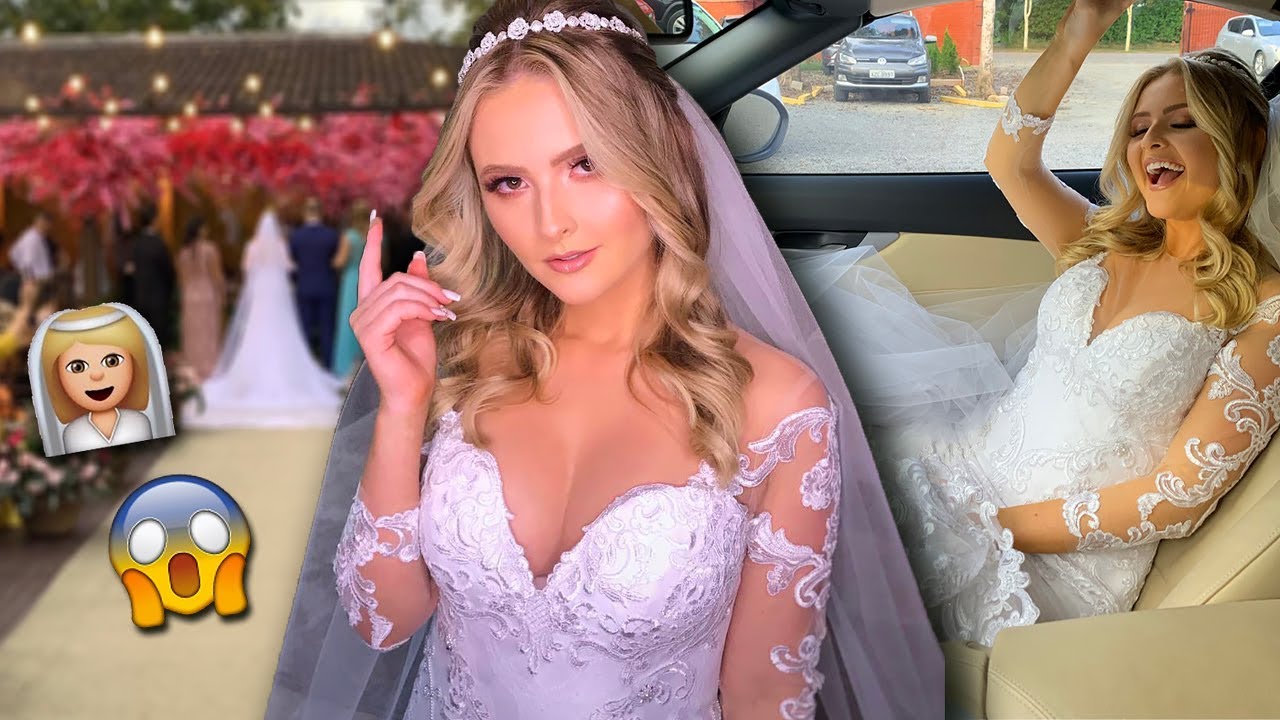 NOSSO CASAMENTO 👰🏼MEU VESTIDO OFICIAL DE NOIVA ❤️  ‹ Morgana Santana ›