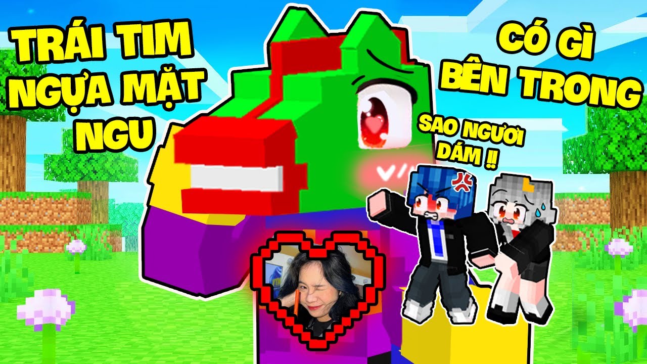 PHONG CẬN GHEN KHI KHÁM PHÁ BÊN TRONG TRÁI TIM NGỰA MẶT NGU | ĐÁM CƯỚI CỦA SAMMY TRONG MINECRAFT
