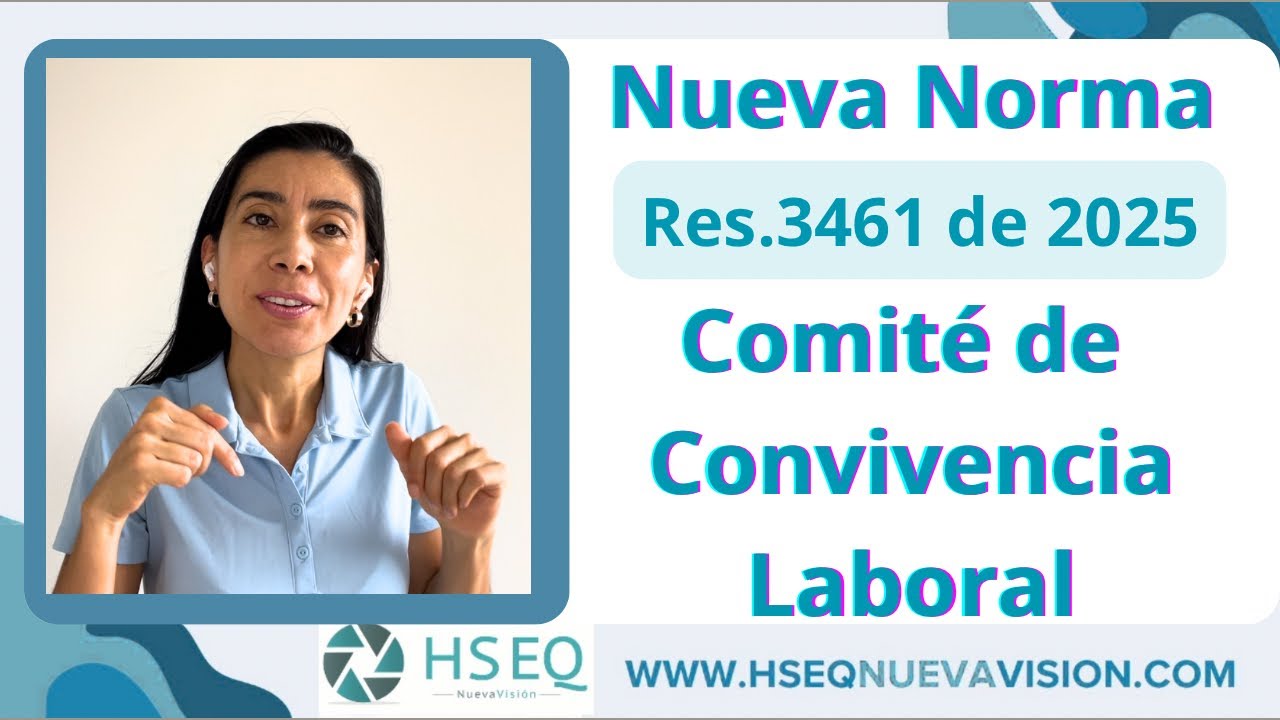 Resolución 3461 de 2025 Comité de Convivencia Laboral