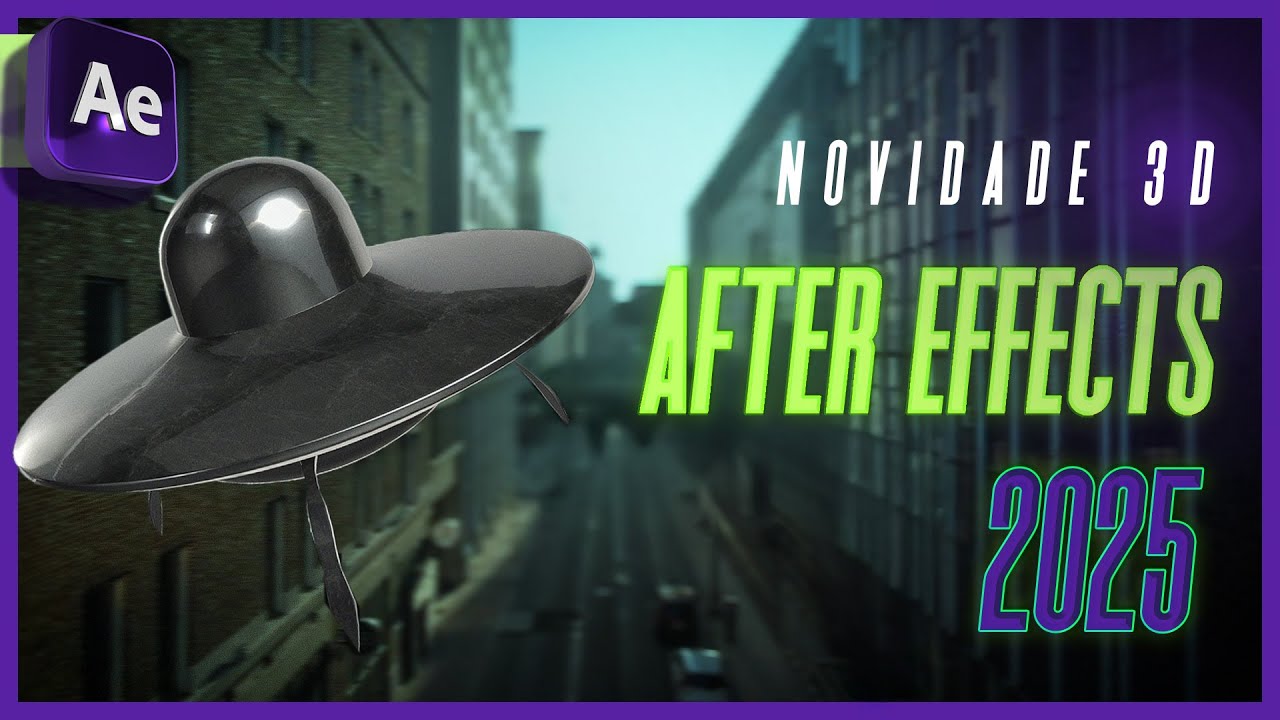 3D do AFTER EFFECTS 2025 tá INCRÍVEL! MUDOU TUDO e PRA MELHOR. #aftereffects #tutorial