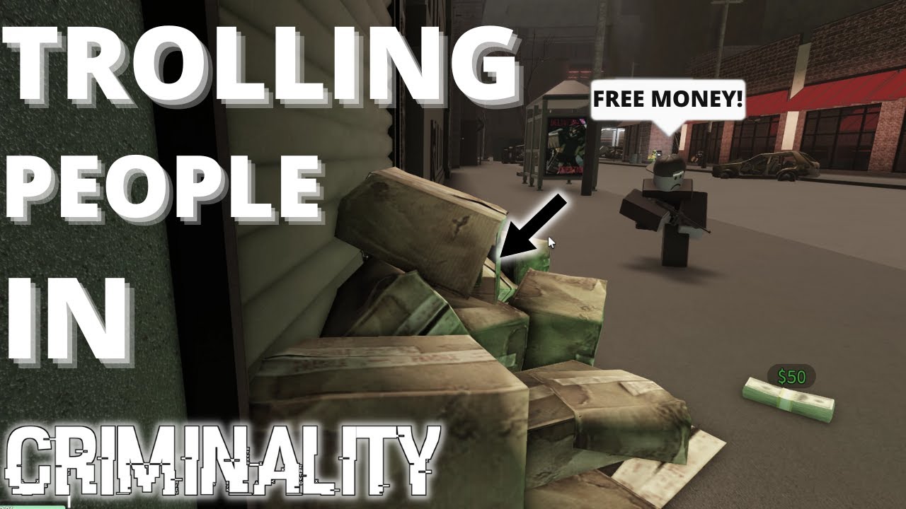 Trolling People in Criminality -Roblox Criminality