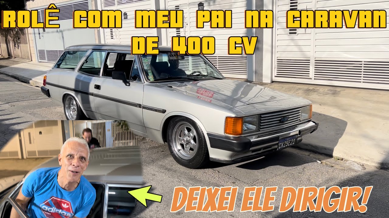 🔥ROLE COM MEU PAI COM A CARAVAN DE 400CV🔥