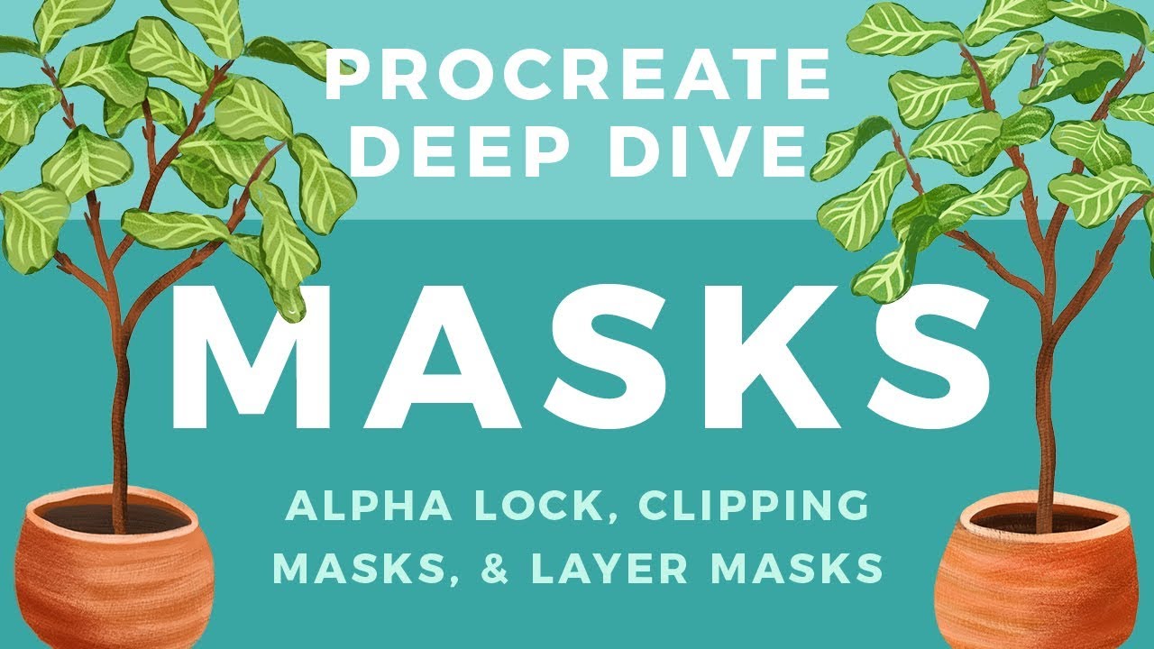 Использование Alpha Lock, обтравочных масок и масок слоёв в Procreate // Подробное описание Procr...