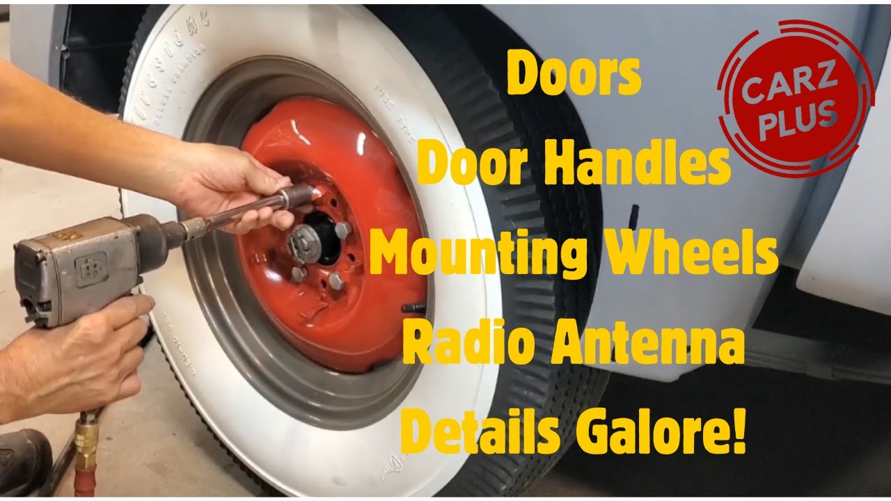 Restoration Blog 1939 Graham Sharknose Wheels, Doors, Handles and Antenna