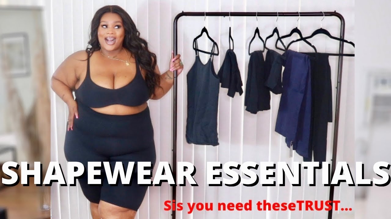 THE BEST SHAPEWEAR PERIOD! 5 SHAPEWEAR ESSENTIALS EVERY WOMAN NEEDS! | PLUS SIZE TRY ON HAUL