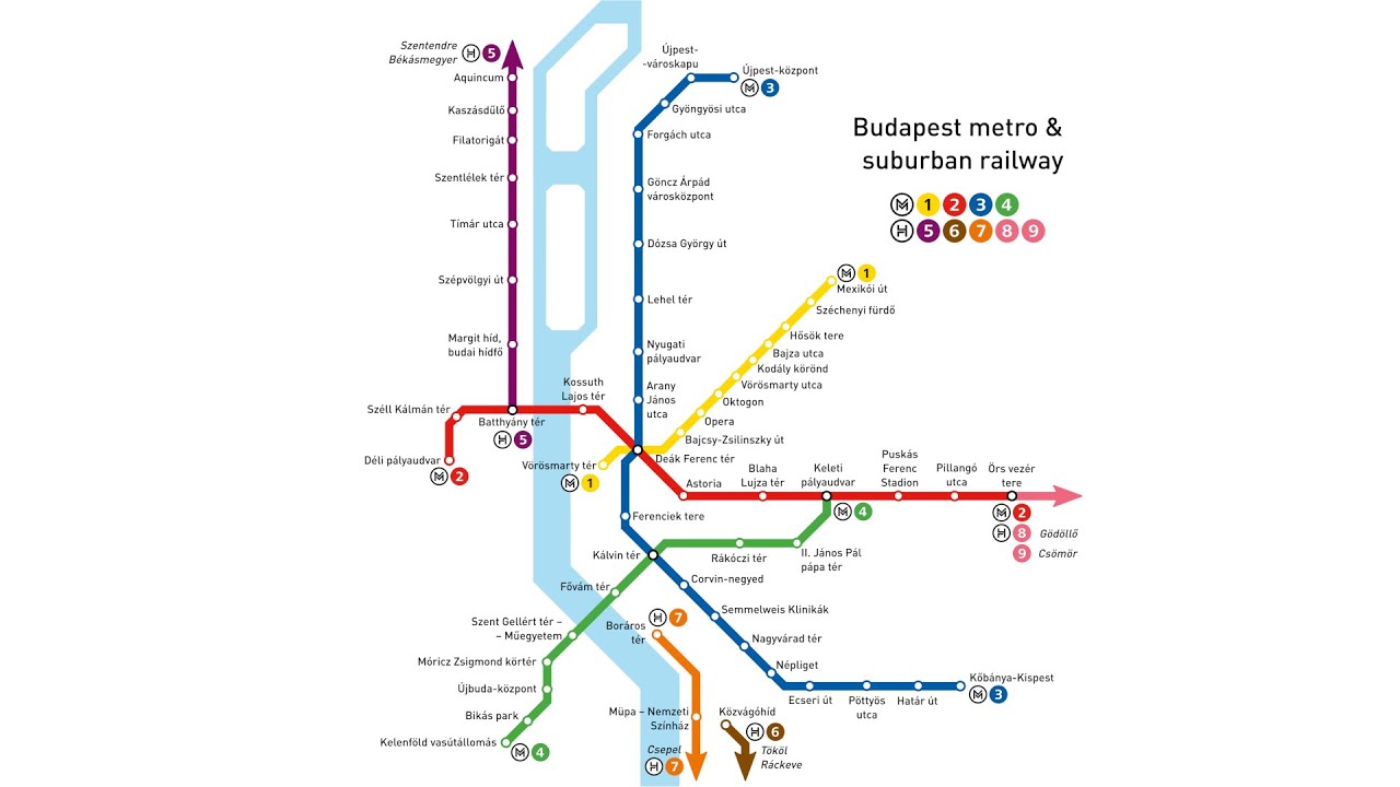 Timelapse Metro Budapest