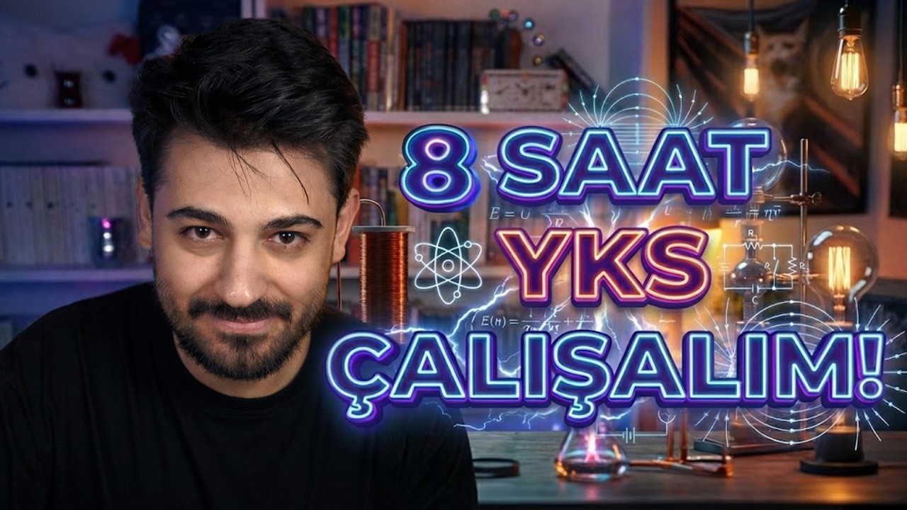 Beraber  8 Saat YKS Çalışalım! | Sınava 96 Kala Verimli Çalışalım!