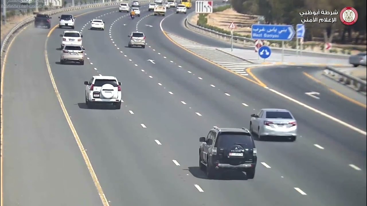 Abu Dhabi Police release video of reckless driving incident