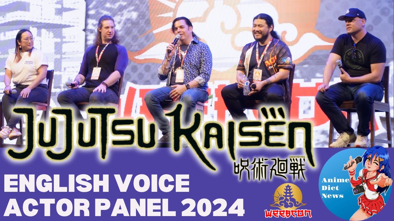 Jujutsu Kaisen English Voice Actors Panel Weebcon 2024