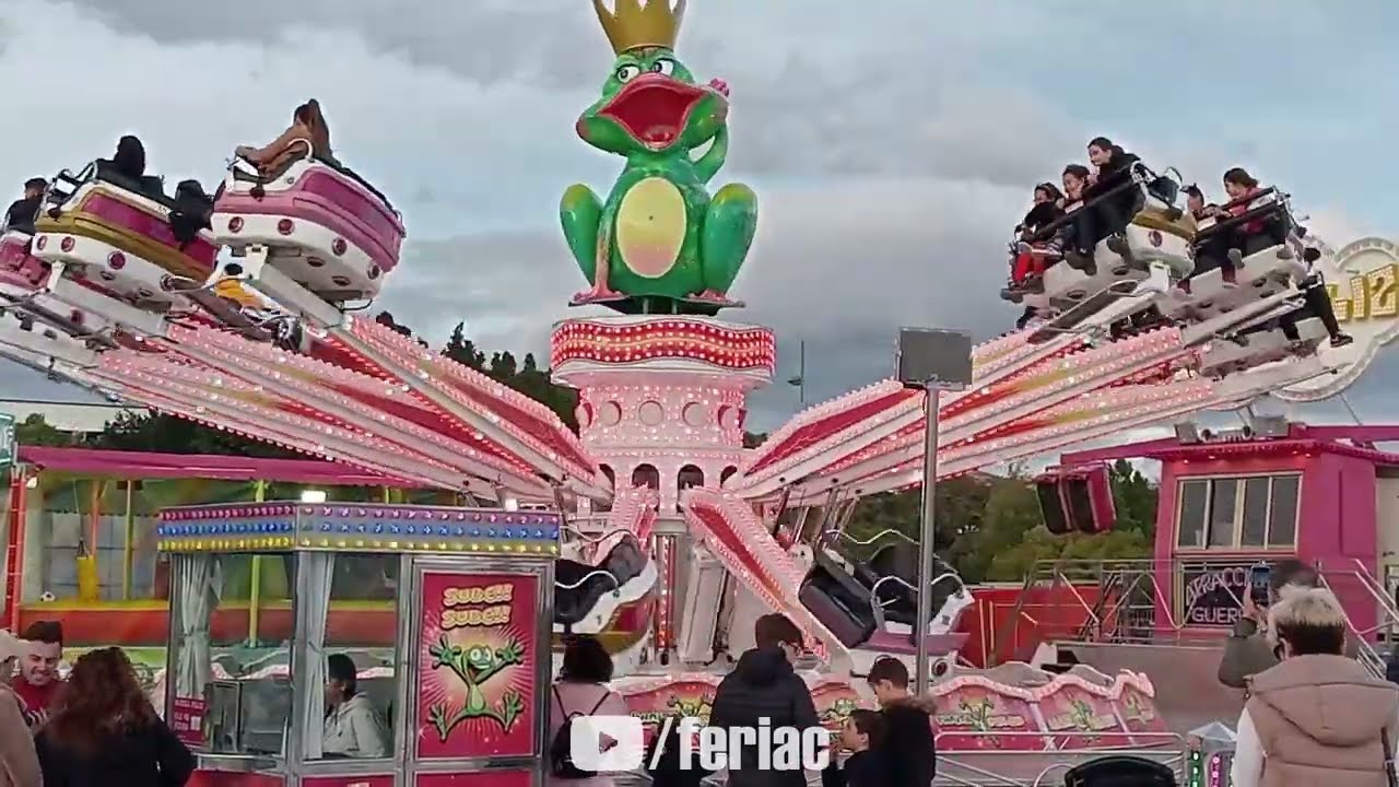 Atracción Ranita Feliz OFFRIDE Feria de Teatinos Navidad 2022 - 2023