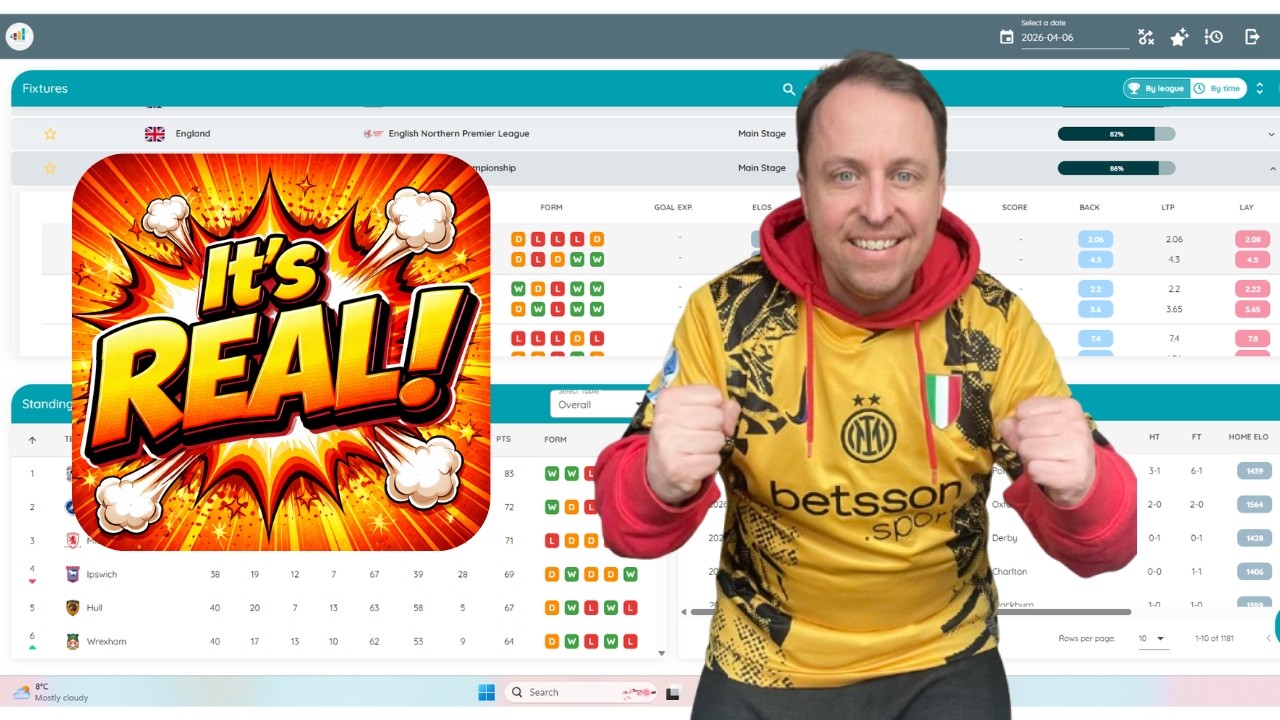 It's REAL! Football Backtesting Software First Look - Betfair Trading