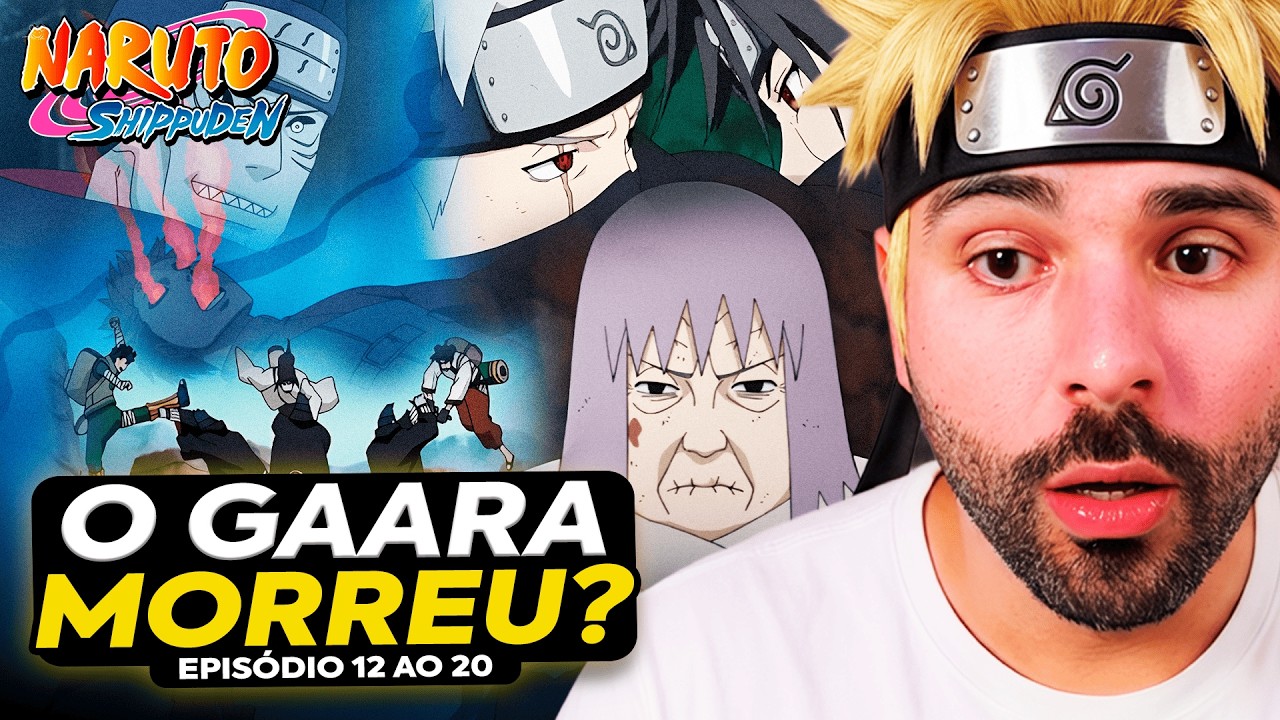 🍃 NARUTO SHIPPUDEN - EPISÓDIOS 12 ATÉ O 20! A SAKURA FINALMENTE MELHOROU?! MINERVA COMENTA E OPINA