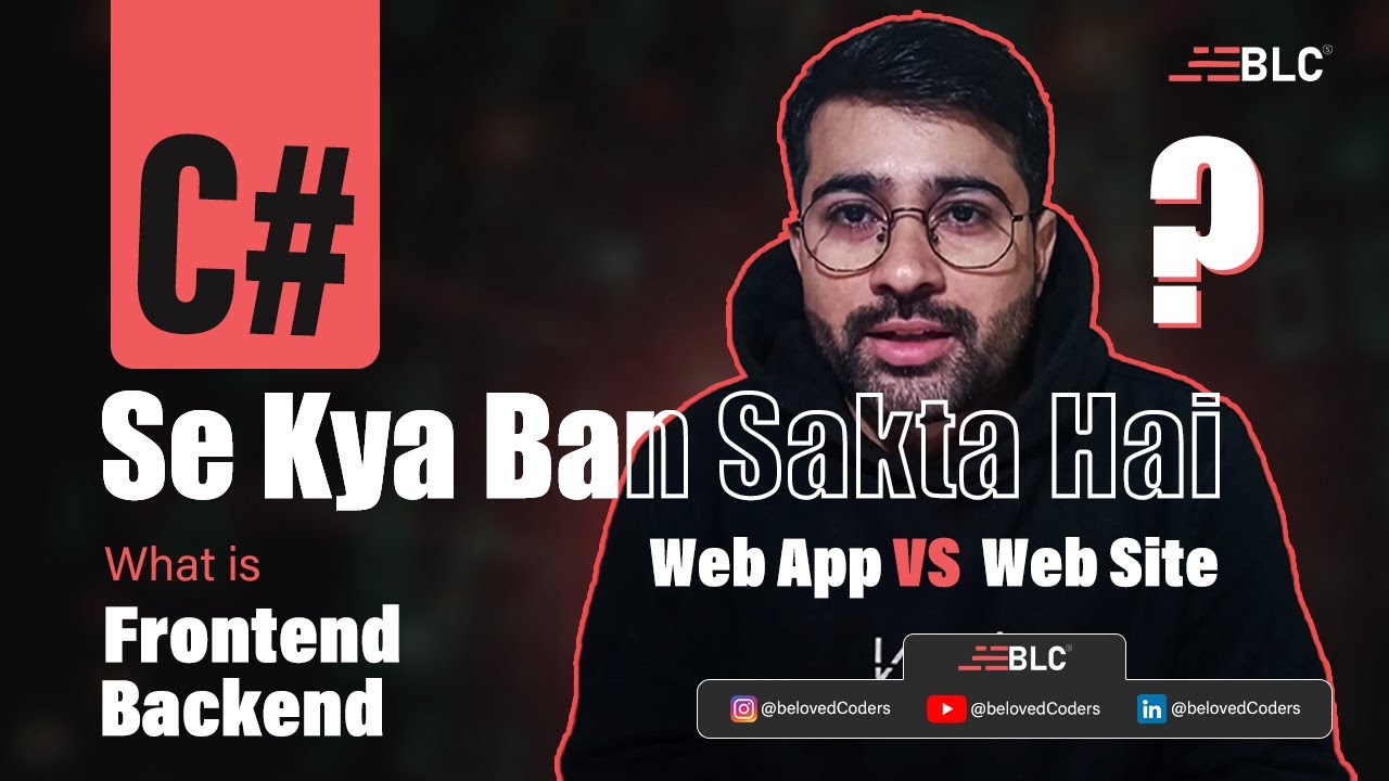 What is C#? | Website vs Web Application | What Can You Build with C#?  | Urdu