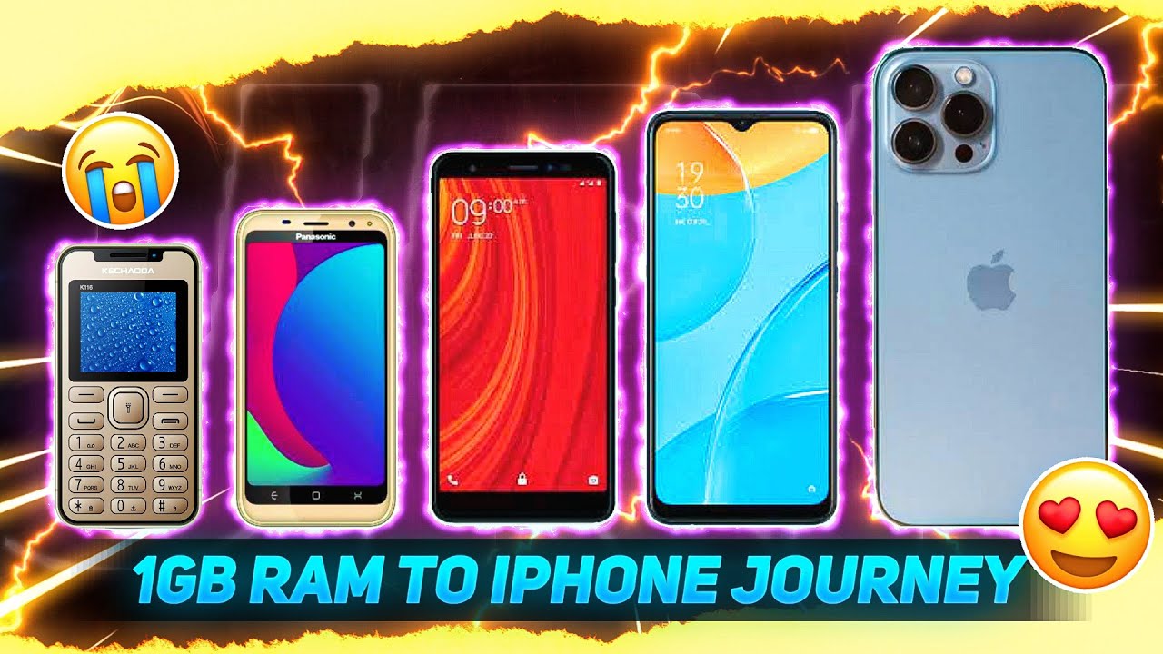 1GB RAM TO iPHONE🔥 MY ALL GAMING PHONE JOURNEY🥺(Storytime)