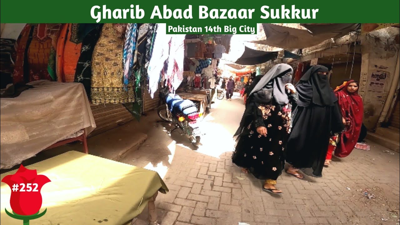 Walking In Gharib Abad Bazaar Sukkur  #EastWalks
