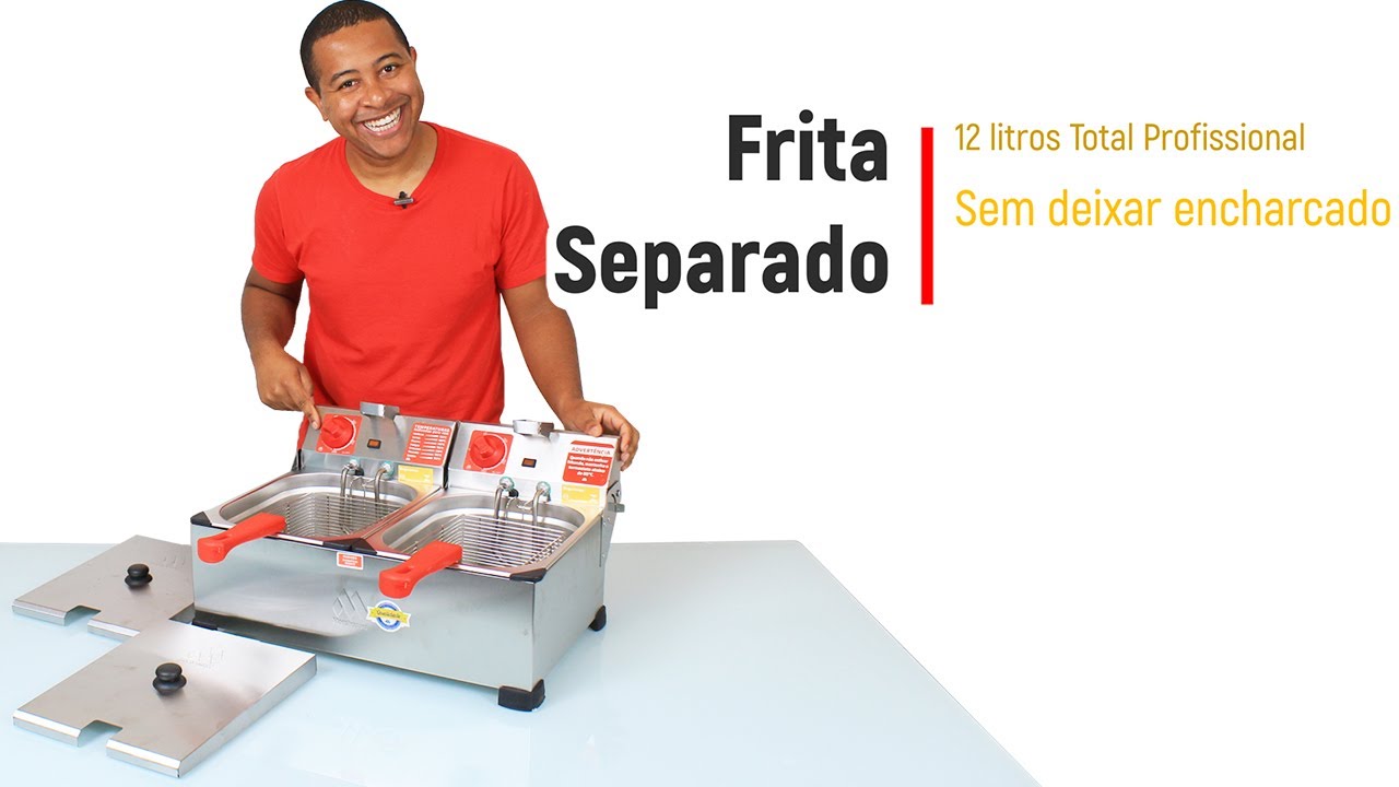 Olha Isso | Fritadeira Elétrica 12 litros dupla