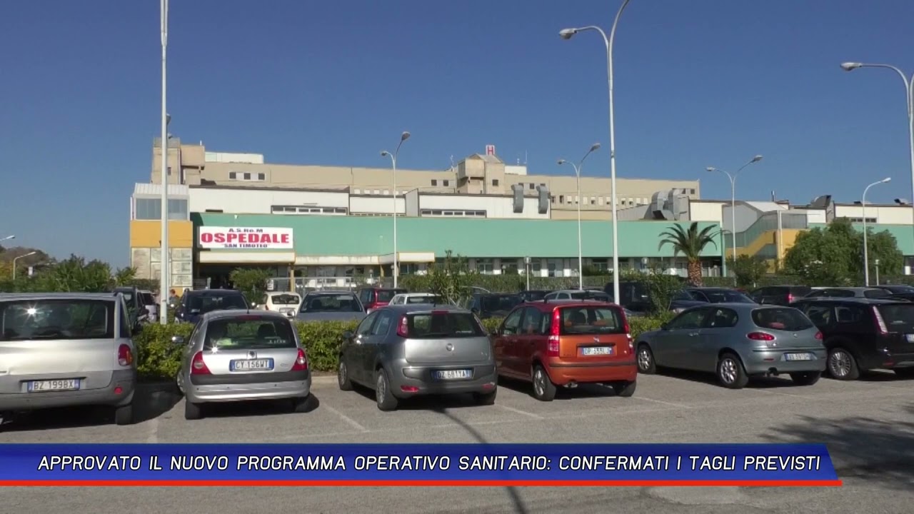 APPROVATO IL NUOVO PROGRAMMA OPERATIVO SANITARIO: CONFERMATI I TAGLI PREVISTI