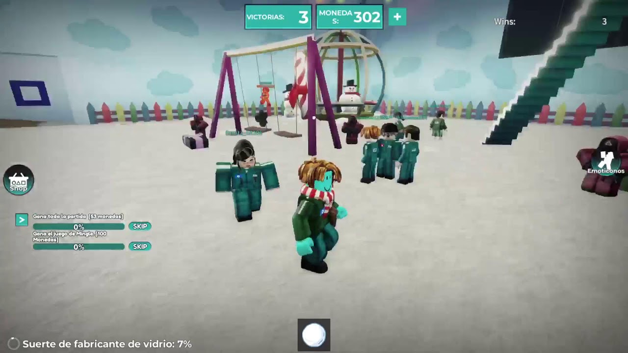 Jugando squid game Roblox #roblox #gaming #games #squidgame #youtube