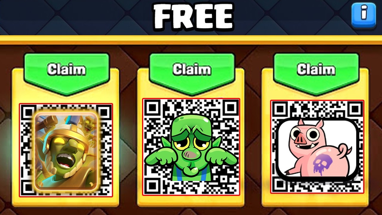Giving Away 100+ New FREE QR CODES and Playing New Clash Royale Update!