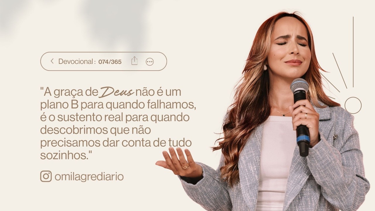 DEVOCIONAL/ORAÇÃO DO DIA - (15 | MARÇO) - FABIOLA MELO - MILAGRE DIÁRIO 074/365