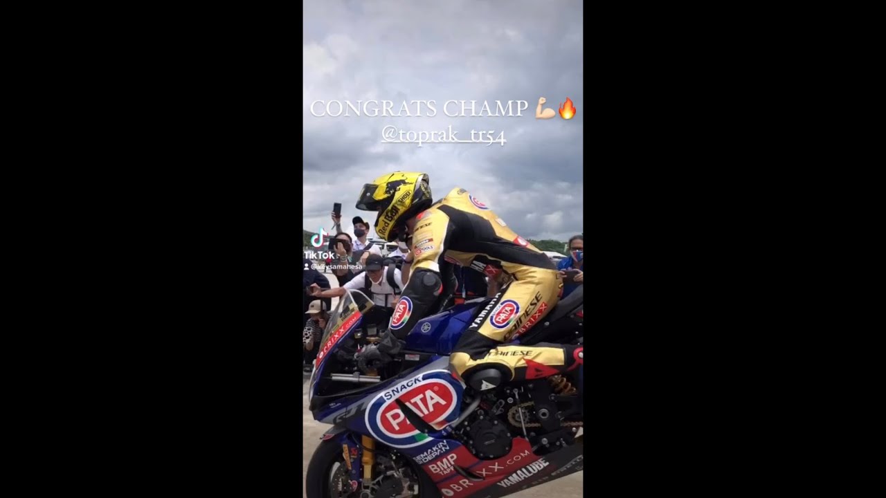 STOPRAK WORLD CHAMPION WINNING STOOPIE 🔥#wsbkmandalika | #shorts