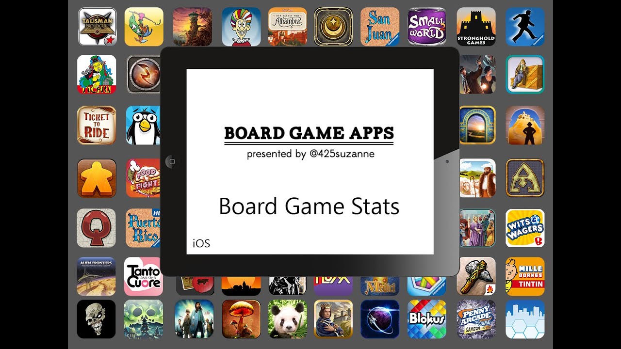 Board Game Apps in 2 Min - Board Game Stats