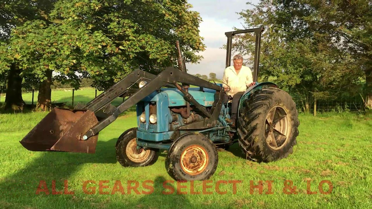 FORDSON DIESEL MAJOR LOADER TRACTOR SOLD BY www.catlowdycarriages.com