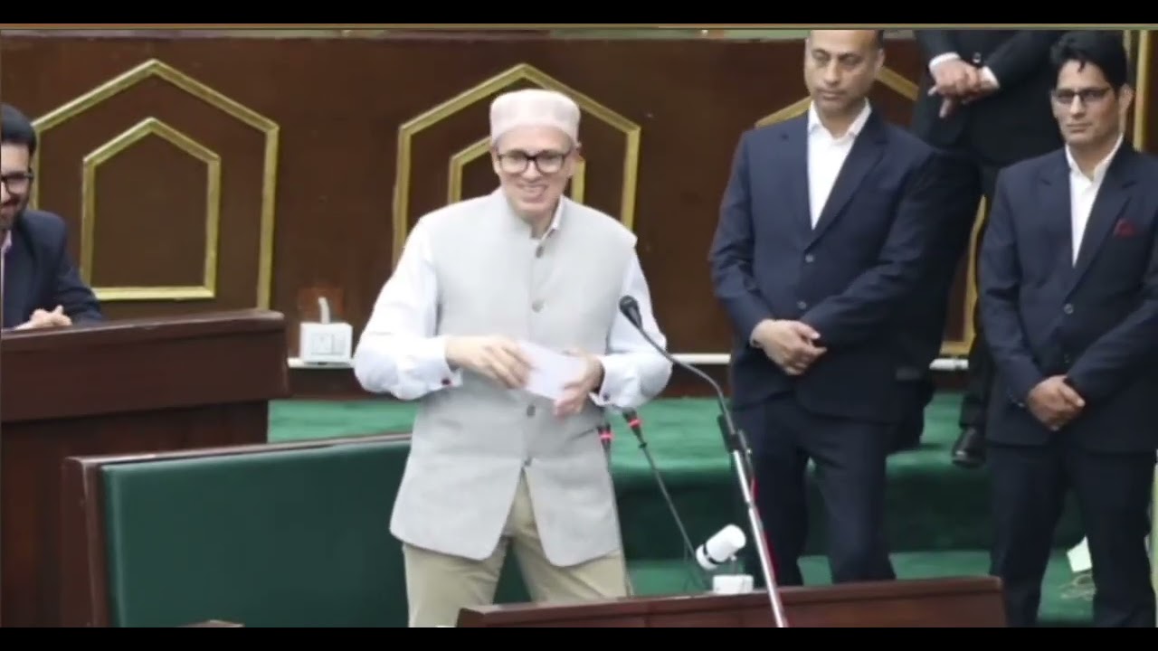 विधानसभा में CM Omar Abdullah का हमला, विपक्ष को घेरा, RAFTAAR MEDIA J&K 