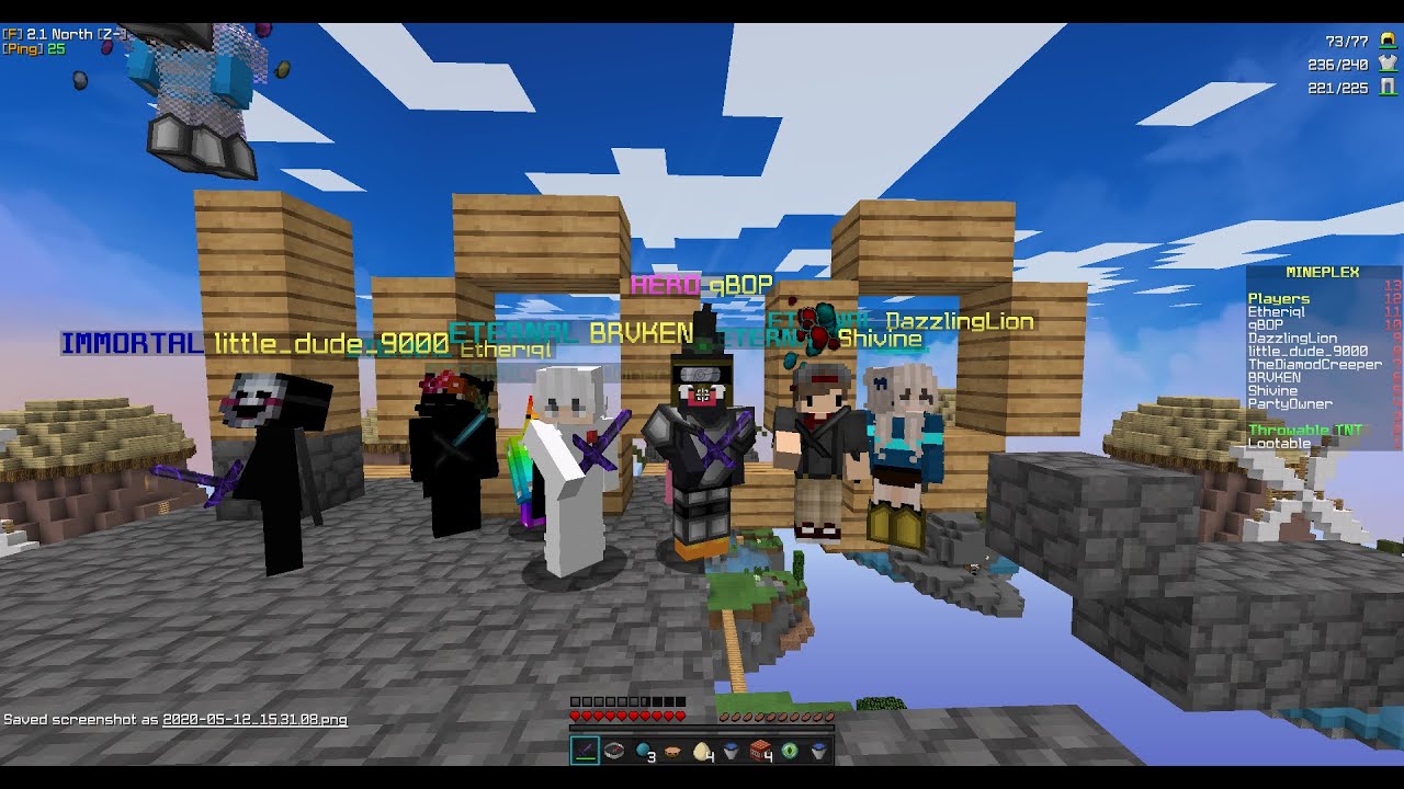 fastest lvl 100 on mineplex ??