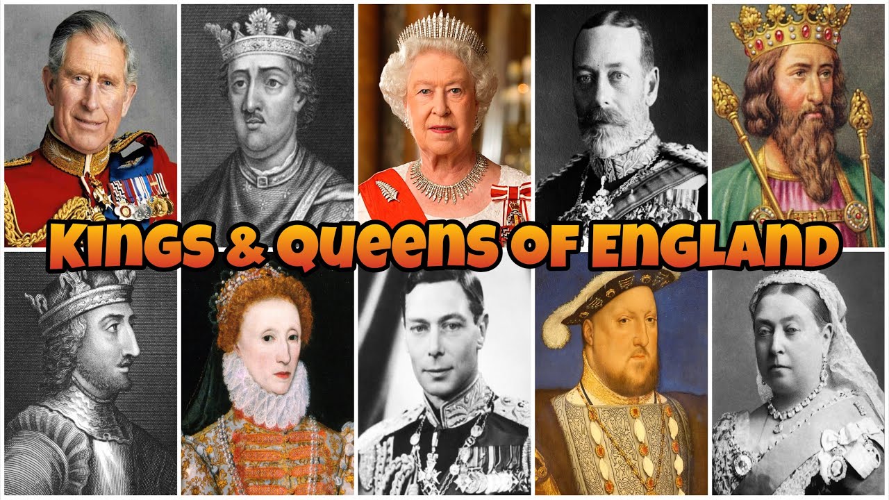 All Kings & Queens (Monarchs) of England, Great Britain & United Kingdom!!! 👑