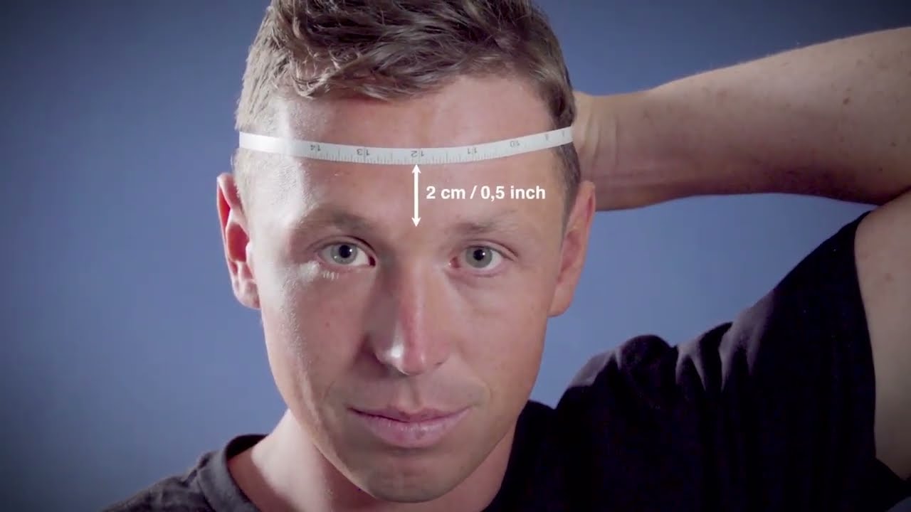 How do I measure my head to find the right helmet size.