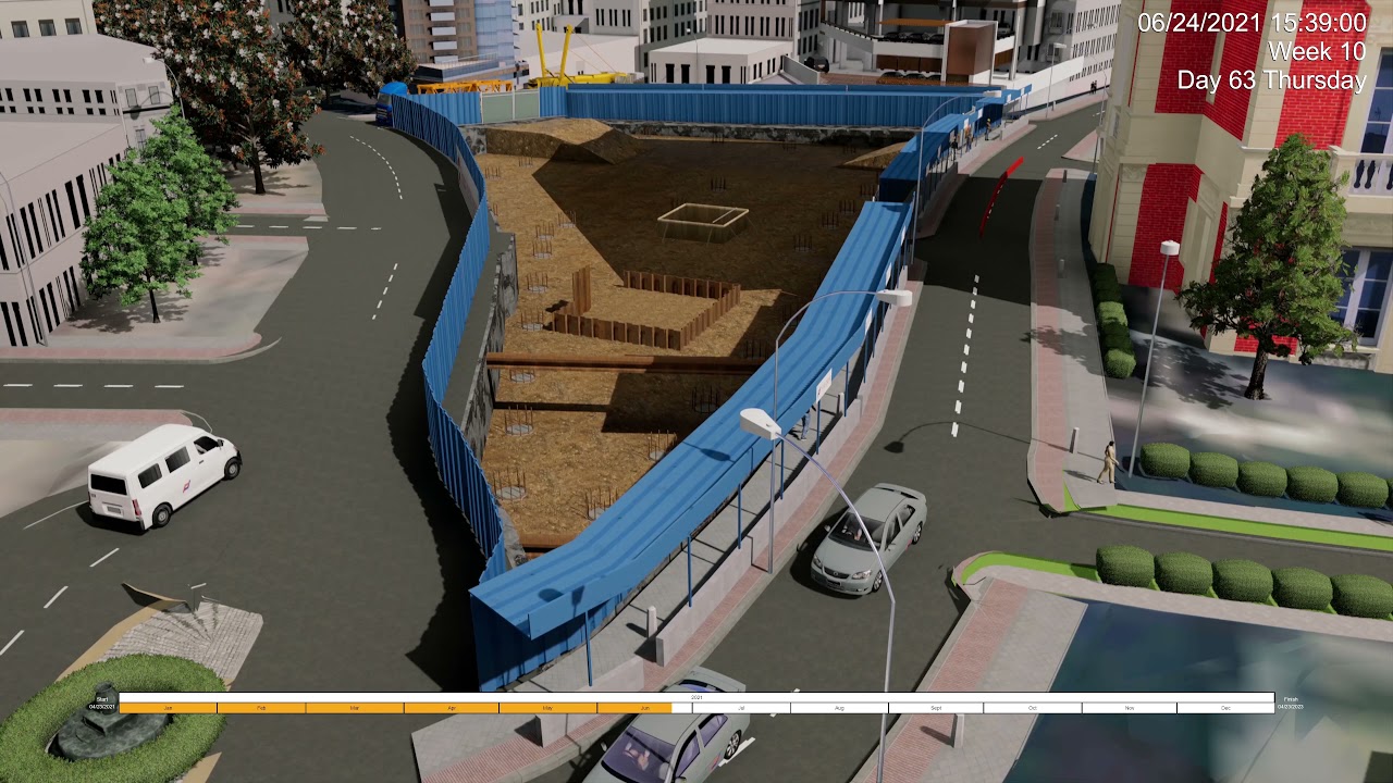 Building Construction & Site Logistics Animation