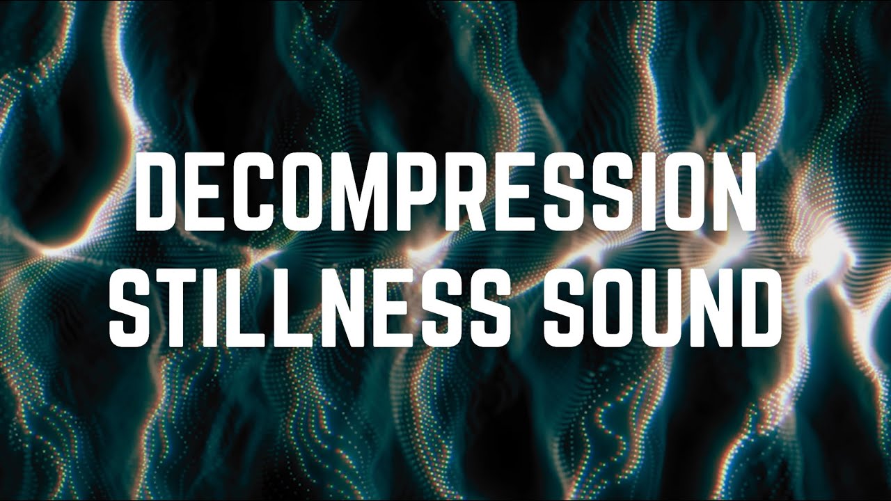 DECOMPRESSION STILLNESS SOUND | 12 Hours | Black Screen | No Midway Ads | Sleep/ Focus/ Calm Anxiety