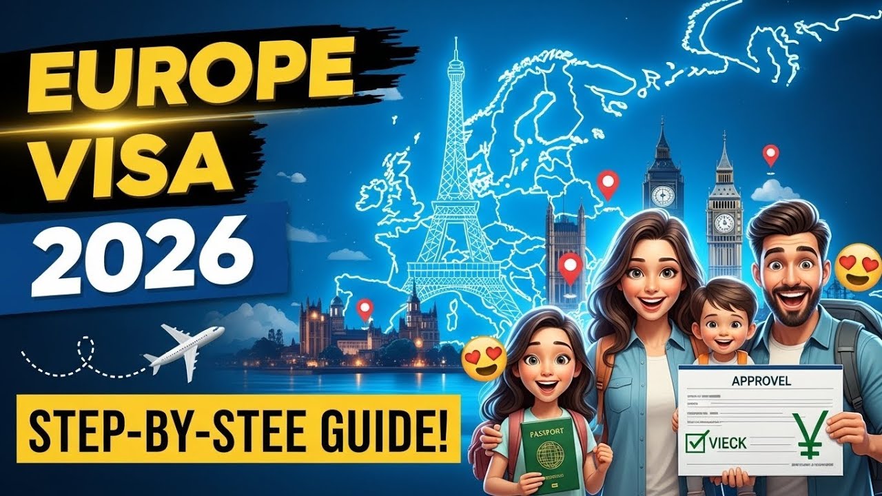 Europe Visa Process 2026 Step by Step Guide for Pakistanis Schengen Visa Tips & Avoid Rejection! 😱