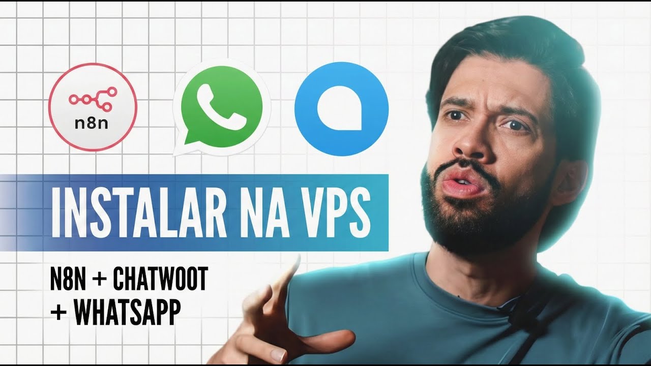 Guia Definitivo: instalar VPS, Chatwoot, n8n, DNS → Agente de IA no WhatsApp [Para vender]