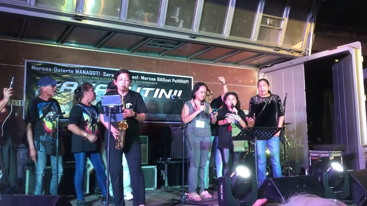 DI NYO BA NARIRINIG crowd rendition led by CIELO MAGNO on sax #CCGGconcertRally @EDSAShrine 1.31.25