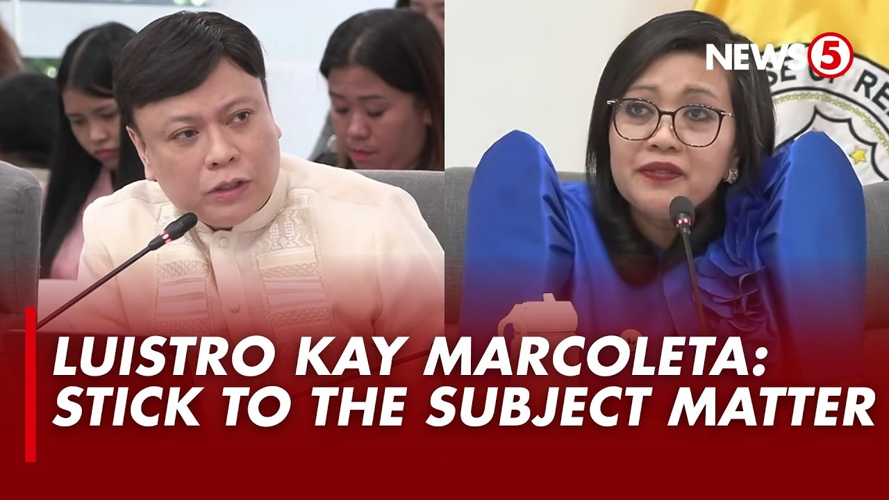 Luistro, pinaalalahanan si Marcoleta sa pagtalakay ng reklamong impeachment vs. VP Sara