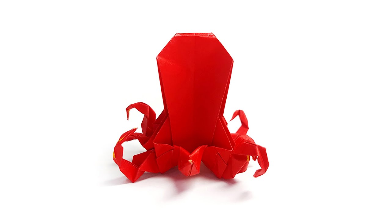 How to make a paper Octopus [ORIGAMI]