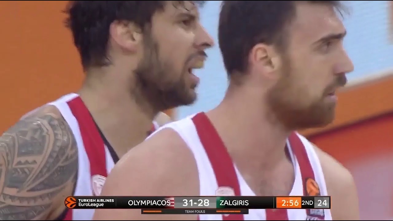 Nikola Milutinov highlights (Olympiacos-Zalgiris: 68-72 )