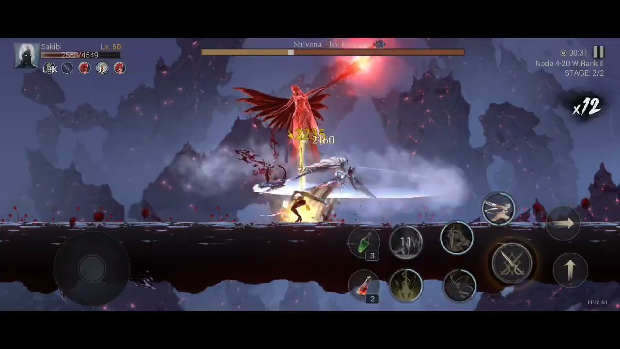 shadow hunter lost world  ice boss fight.