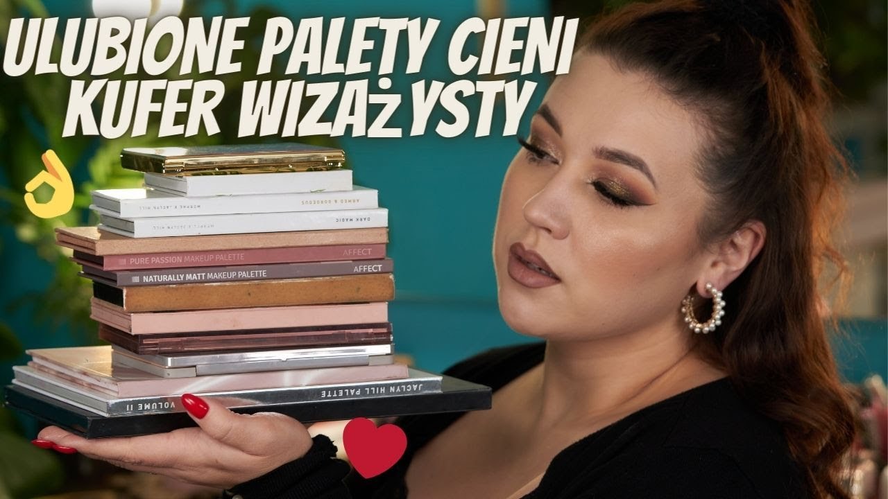 KUFER WIZAŻYSTY || MOJE ULUBIONE PALETY I CIENIE W PRACY | ABH, Affect, Morphe, Glamshop , Tarte..😍