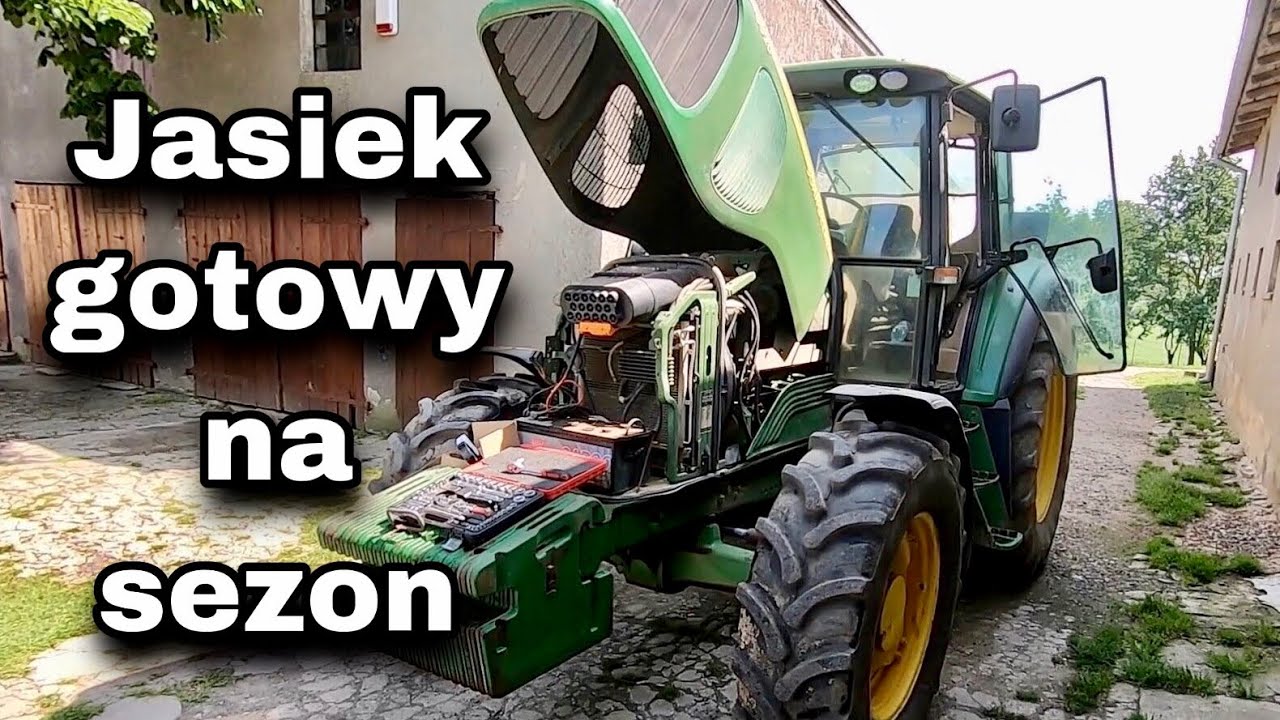 John Deere 6620 wymiana rolek paska klinowego/ Kula