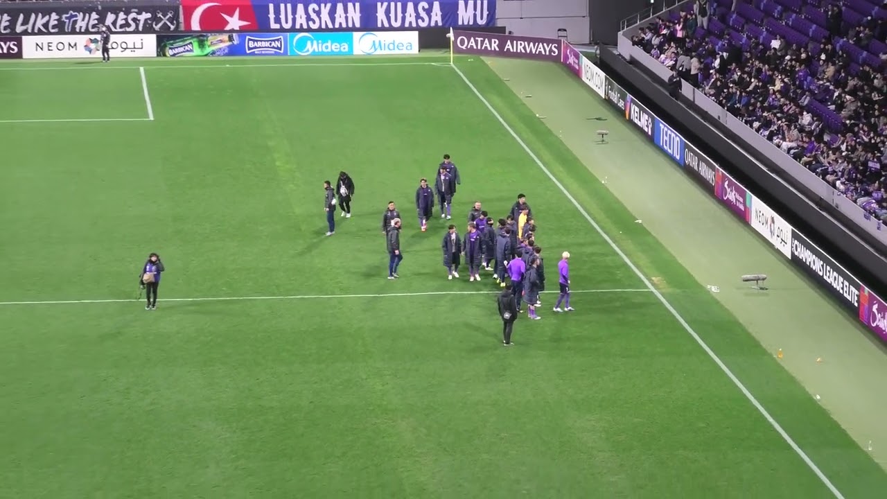 2026.03.11 サンフレッチェ広島 試合終了後の挨拶