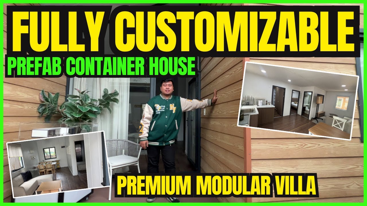 FULLY CUSTOMIZABLE NA PREMIUM MODULAR VILLA PREFAB CONTAINER HOUSE SMARTHOUSE PH || It's Me Jay-Em