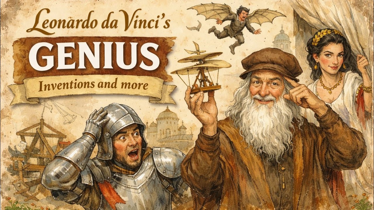 Leonardo da Vinci’s GENIUS Inventions and more 