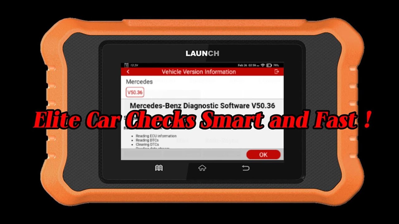 LAUNCH X431 Creader Elite V2.0 | Oil Reset for Benz with PTCU