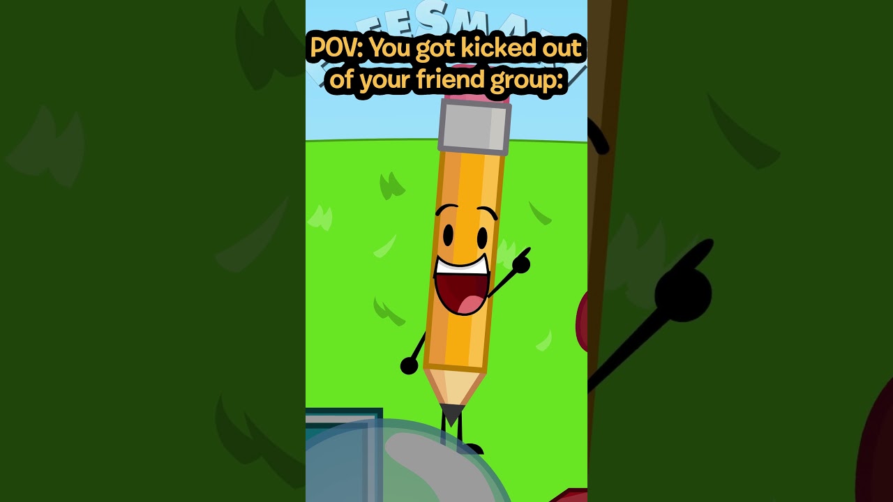 Pencil gets Kicked Out #bfb #tpot #bfdia #bfdi
