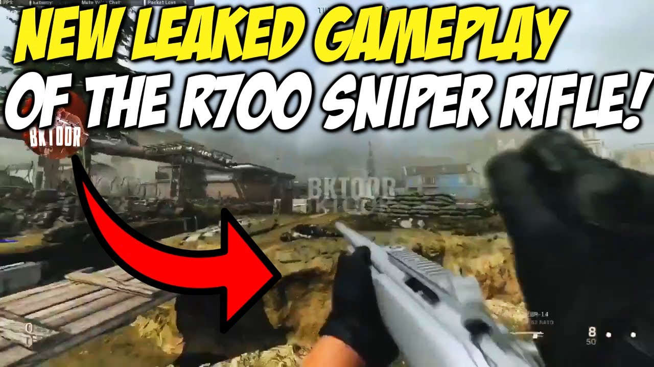 NEW Leaked Gameplay of the R700 Sniper Rifle coming to Modern Warfare!