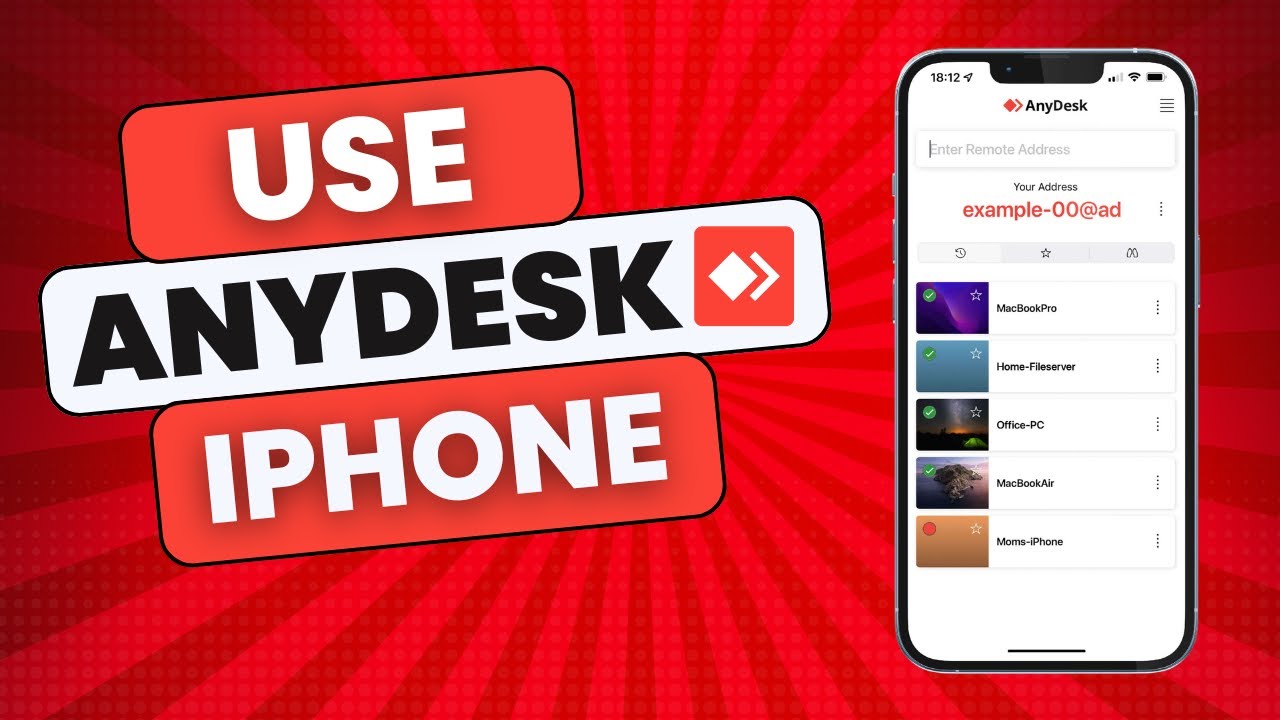 Как использовать AnyDesk на iPhone